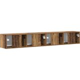 TV zidni ormar Zidne 2 pcs Staro drvo 98 x 31 x 29,5 cm | shoptok.hr