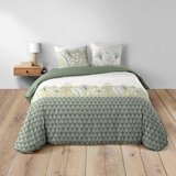 Douceur d intérieur Bijela/zelena pamučna posteljina za bračni krevet/za produženi krevet 240x220 cm Poetine – Cijene