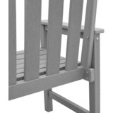  Vrtna blagovaonska stolica 2 pcs Svijetlo siva HDPE | shoptok.hr