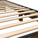  Okvir kreveta s uzglavljem Dimljeni hrast 80 x 200 cm | shoptok.hr