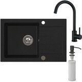 HOMEVELLO Kuhinjsko korito MIXA 681101 BLACK SET, (5000489258) Cene