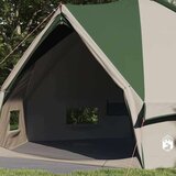  Teepee šator s krovom Zelena i bijela 490 x 410 x 210 cm | shoptok.hr