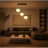Brilagi Luster na sajli PEBBLES 3xE27/40W/230V crna | Eponuda.com