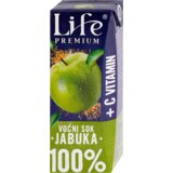 Nectar voćni sok life premium jabuka sa vitaminom c 200ml Cene