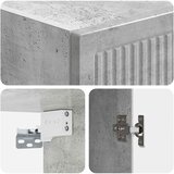  Ormar za montažu na zid Betonska siva 33 x 34,5 x 90 cm | shoptok.hr