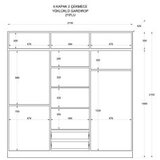 Hanah home ormar mat bela boja rb 185 15 (167RAB1212) | ePonuda.com