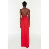 Trendyol Red Back Detailed Evening Dress & Graduation Dress | ePonuda.com