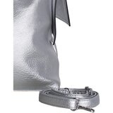 Fashion Hunters Silver shoulder bag with an adjustable strap | Shoptok.si