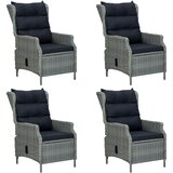  5-dijelni vrtni blagovaonski set svjetlosivi | shoptok.hr