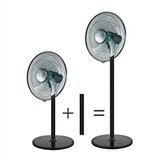 BE COOL Ventilator s stalkom 2v1, 40 cm, crni | shoptok.hr