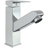 vidaXL Slavina za umivaonik s funkcijom izvlačenja krom 157 x 172 mm | shoptok.hr