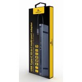Gembird A-CM-COMBO10-01 USB Type-C 10-in-1 multi-port adapter(USB hub+HDMI+VGA+PD+card r+LAN+3.5mm) Cene
