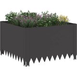  Ograda oko Travnjaka 60 x 60 x 35 cm Čelik Crna | shoptok.hr
