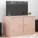  The Living Store TV omarica roza 67x39x44 cm jeklo - TV Omarica, (21508298) Cene