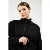 River Club Women's High Collar Half Zipper Winter Sweatshirt Bpo-001