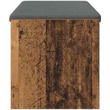  Klupa za hodnik s jastukom Staro drvo 100 x 38 x 46 cm | shoptok.hr