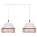  Duolla - Visilica na sajli AVIGNON 2xE27/15W/230V bela/bež | Eponuda.com