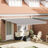  Skrovita tenda Morska plava 400x300 cm | shoptok.hr