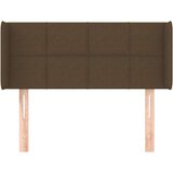  Vzglavje z ušesi temno rjavo 103x16x78/88 cm blago, (20736255) | Shoptok.si