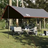 vidaXL Cerada za kampiranje sivo-narančasta 430x380x210 cm vodootporna Cijene