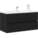  Kupaonski ormarić za sudoper Crni hrast 90 x 38,5 x 45 cm | shoptok.hr