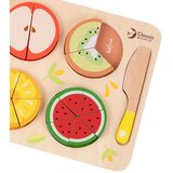 Classic World drveno voće za rezanje na čičak + učenje razlomaka i dijeljenja montessori 23 kom. | shoptok.hr