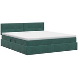 Krevet s od storage Tamnozelena 140 x 200 cm Baršun | shoptok.hr