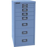 BISLEY Predalnik MultiDrawer™, serija 29, DIN A4, 8 predalov, moder | Shoptok.si