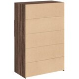  Visoka komoda boja hrasta 80 x 42,5 x 124 cm konstruirano drvo | shoptok.hr