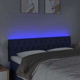  Uzglavlje plavo 144 x 7 x 78/88 cm od tkanine | shoptok.hr