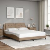  Okvir kreveta s LED-om bez madraca Zadar boja cappuccina 160 x 200 cm | shoptok.hr