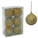  Zlatne kuglice 6 cm pakovanje 6/1 | ePonuda.com