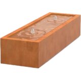 ADEZZ Pravokotna vodna miza iz jekla Corten - 200 x 60 x 40 cm Cene