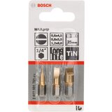 Bosch 3-delni set bitova odvrtača Max Grip (S) S 0,6x4,5; S 0,8x5,5; S 1,2x8,0; 25 mm (2607001751) | Eponuda.com