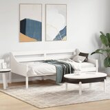  Dnevni krevet bez madraca bijeli 90 x 190 cm masivna borovina | shoptok.hr