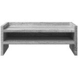  Stalak za monitor siva boja hrasta 42x24x16cm konstruirano drvo | shoptok.hr