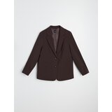 Sinsay Jednoredni loose fit blejzer s dodatkom viskoze | shoptok.hr