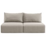 Makamii Smeđe-siva baršunasti sklopiva/s prostorom za odlaganje sofa 216 cm Kalena – | shoptok.hr