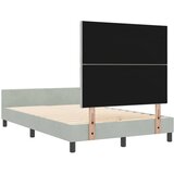 Krevet s opruga kutije Svjetlosiva 120 x 200 cm Baršun | shoptok.hr