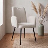 Stylife NASLANJAČ, kovina, tekstil črna, bež | Shoptok.si