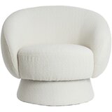 Light & Living Kremno bel fotelj iz tkanine bouclé Avoria – Cene