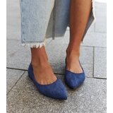 Gemre Pointed-Toe Ballet Flats Mays Cene