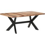  Blagovaonski stol 180 x 90 x 75 cm od masivnog drva s premazom | shoptok.hr