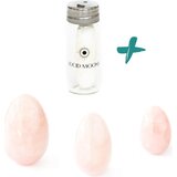 Lucid Moons Yoni Egg Rose Quarz Set Cene