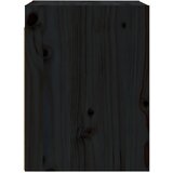  Zidni ormarići 2 kom crni 30 x 30 x 40 cm od masivne borovine | shoptok.hr