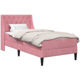  Okvir kreveta s madracem Ružičasta 80 x 200 cm Baršun | shoptok.hr