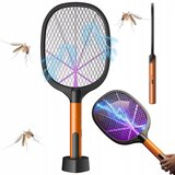  2 u 1 baterija. električni reket ubojica insekata LED uv usb stalak 52m u