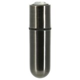 PowerBullet Mini bullet vibrator s kristalom - First Class 9 Function, Gun Metal | Shoptok.si