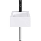  Umivaonik za kupaonicu Mat Crna 45,5 x 25,5 x 13 cm Metal | shoptok.hr