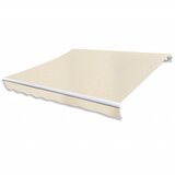 vidaXL Zložljiva tenda z motorjem 400 cm krem Cene